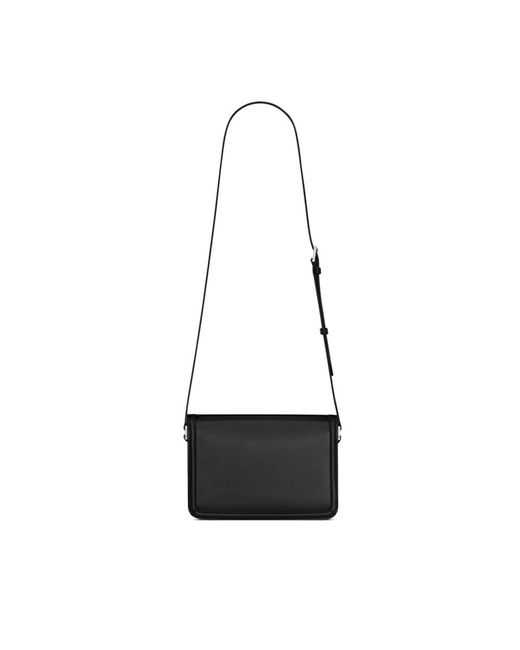 Saint Laurent Black Messenger Bags for men