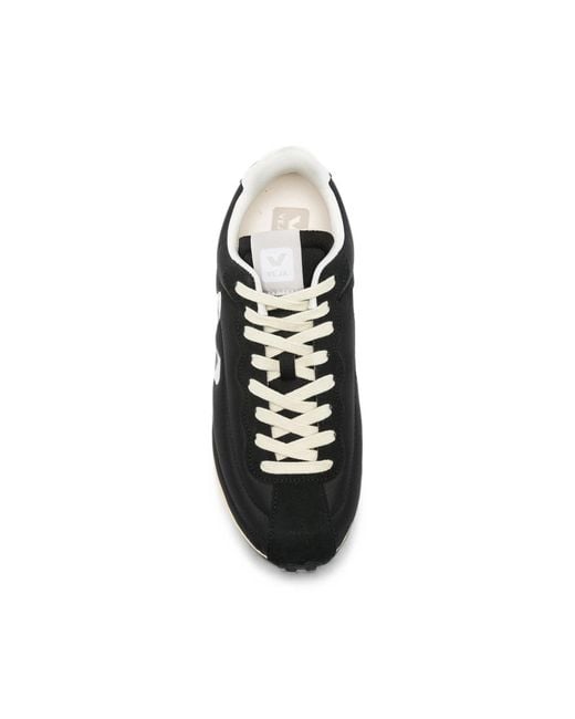 Veja Black Belem Logo-Patch Panelled Sneakers for men