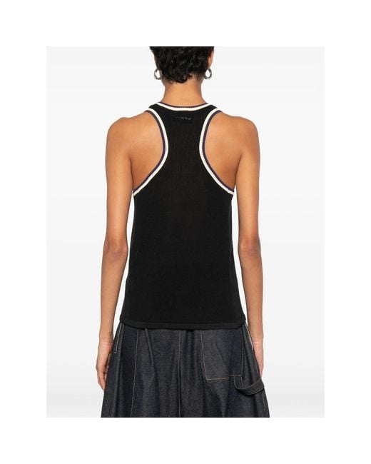 Y-3 X Wales Bonner Black Y-3 Wales Bonner Knit Tank Top