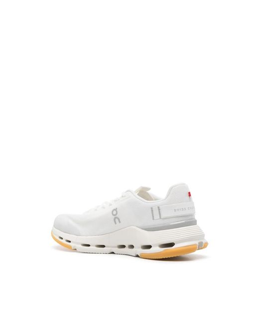 On Shoes White Cloudnova Form 2 Sneakers for men