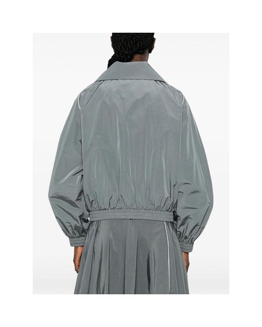 Balenciaga Gray Piped Jacket
