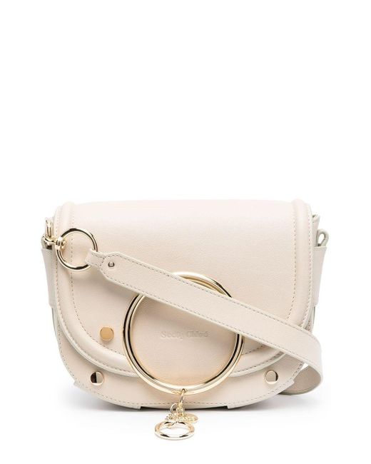 See By Chloé Natural Small Leather Bracelet Bag