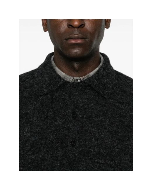 sunflower Black Brushed-Effect Polo Shirt for men
