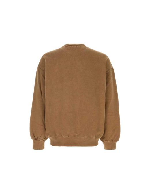 Carhartt Brown Vista Logo-Patch Sweater for men