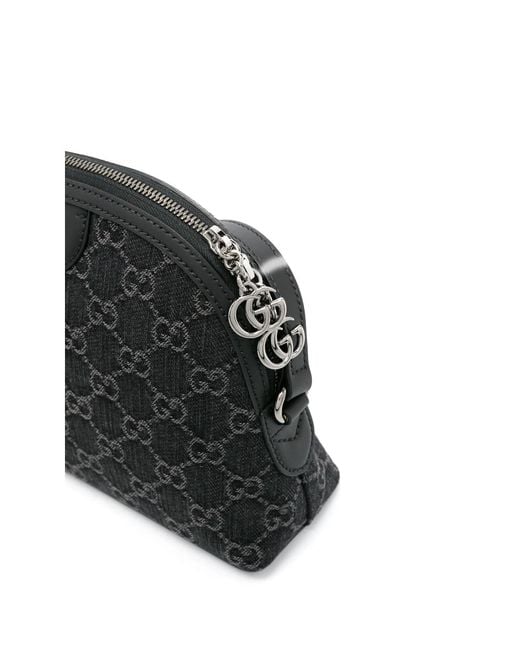 Gucci Black Small Ophidia Gg Crossbody Bag