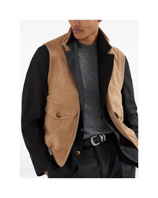 Brunello Cucinelli Natural Neutrals Jackets for men