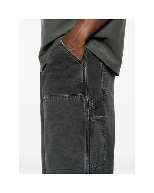 Carhartt Gray Double Knee Jeans for men