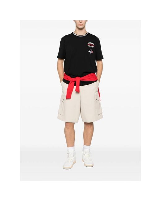Iceberg Black Ringer Graphic T-Shirt for men