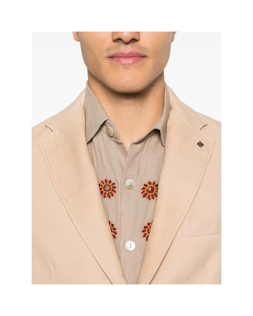 Tagliatore Natural Leather Outerwear for men