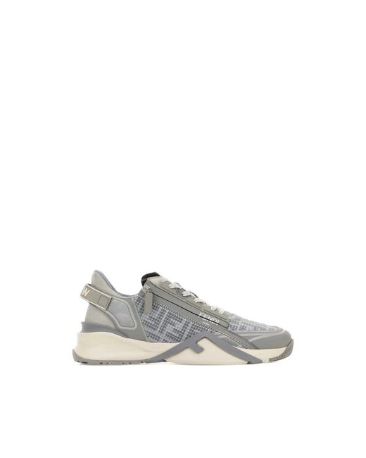 Fendi Gray Sneakers for men