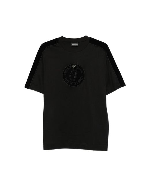 Emporio Armani Black T-Shirts & Vests for men