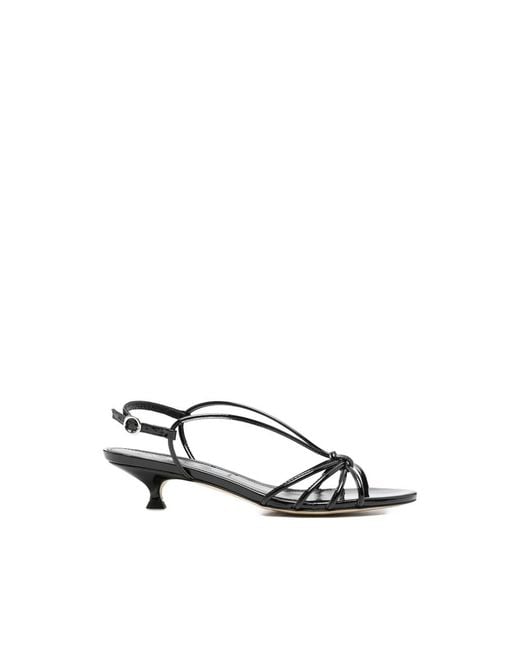 Aeyde Black Kitten-Heel Pumps Amara