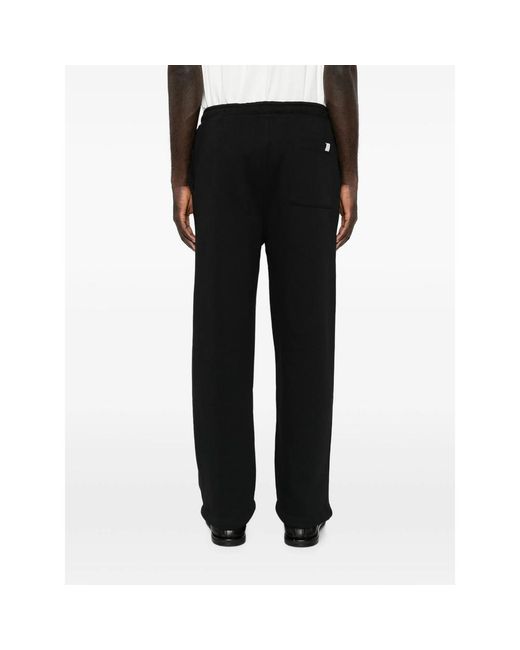 Woc Black Cajamarca Drawstring-Waist Track Pants for men