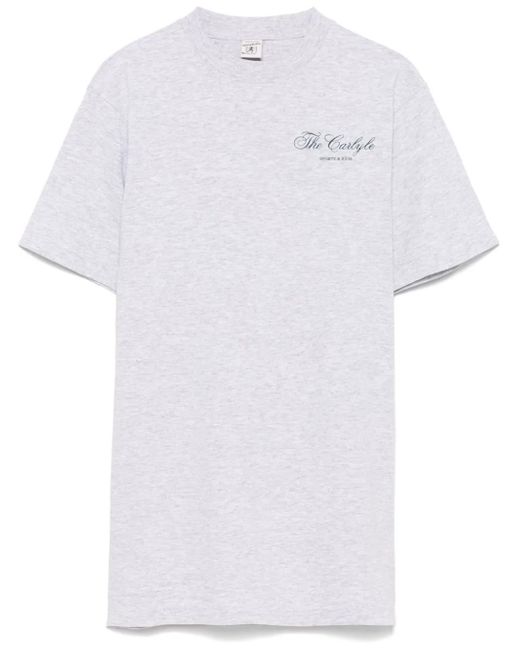 Sporty & Rich White The Carlyle Souvenir T-Shirt