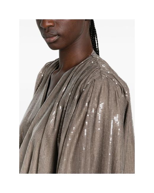 ROTATE BIRGER CHRISTENSEN Brown Dresses