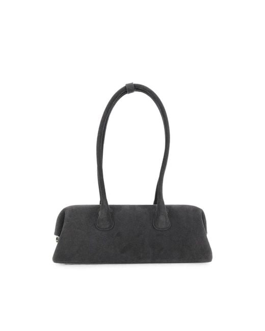 OSOI Black Suede Tote Bag