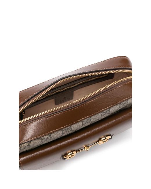Gucci Brown Small Horsebit 1955 Shoulder Bag