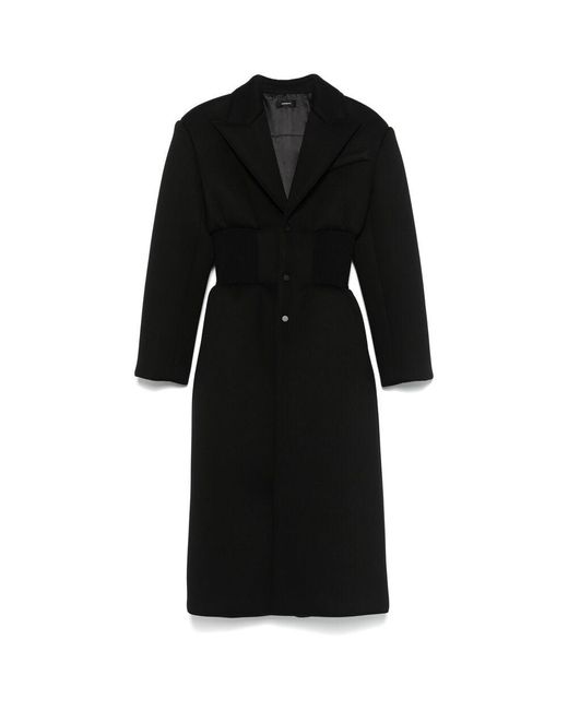 Wardrobe NYC Black Silk Coats