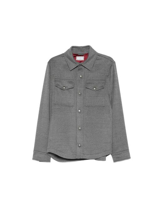 Brunello Cucinelli Gray Jackets for men