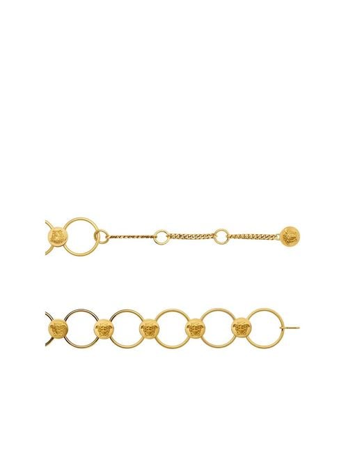 Versace Metallic Belts