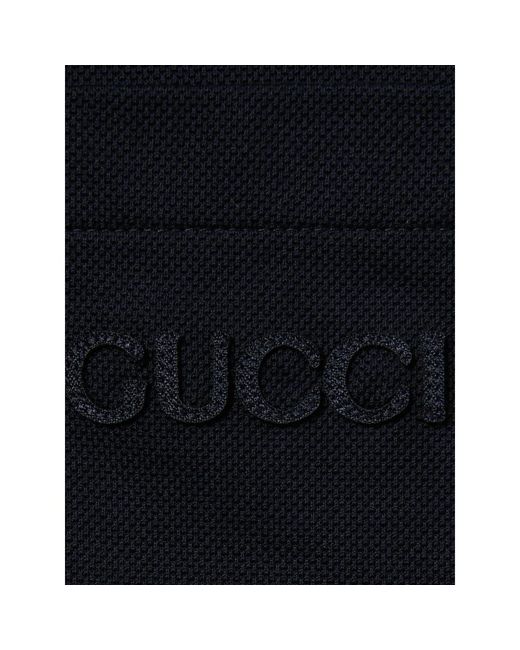 Gucci Blue Polo Shirts for men