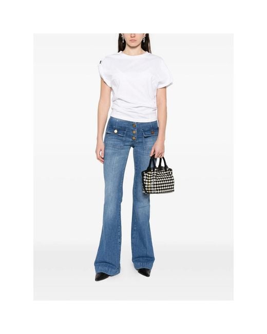 Seafarer White Estephani Short-Sleeves T-Shirt