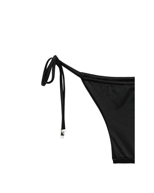 VENUJA Black Tie-Side Bikini