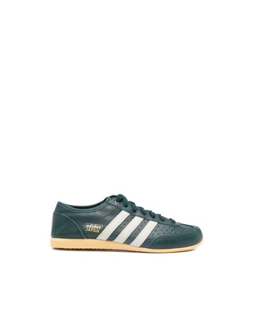 Adidas Blue Sneakers With Perforated Detailing