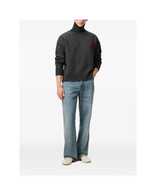 AMI Gray Sweaters & Knitwear for men