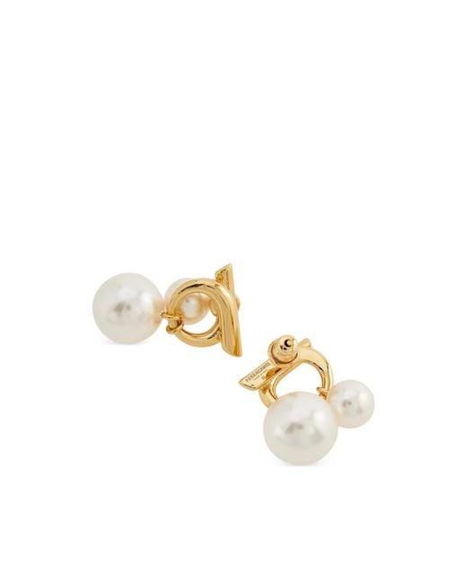 Ferragamo Metallic Earrings