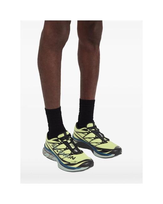 MM6 MAISON MARGIELA X SALOMON Green X Salomon Xt Mesh Panelled Sneakers for men