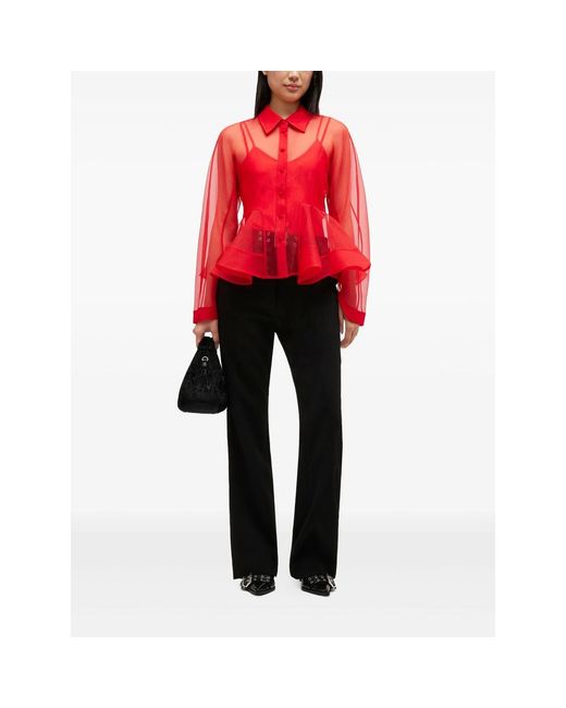 Ganni Shirts Red
