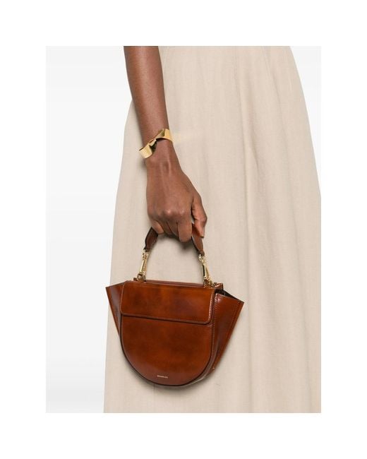 Wandler Brown Hortensia Leather Mini Bag