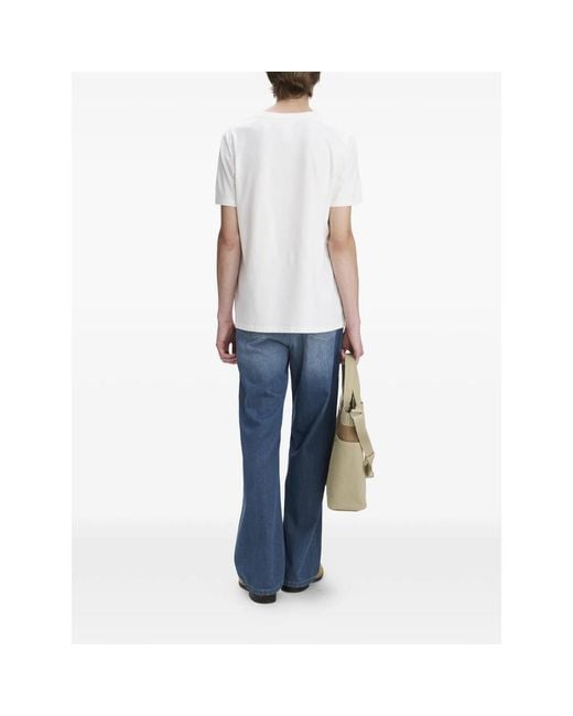 A.P.C. White T-Shirt Off for men