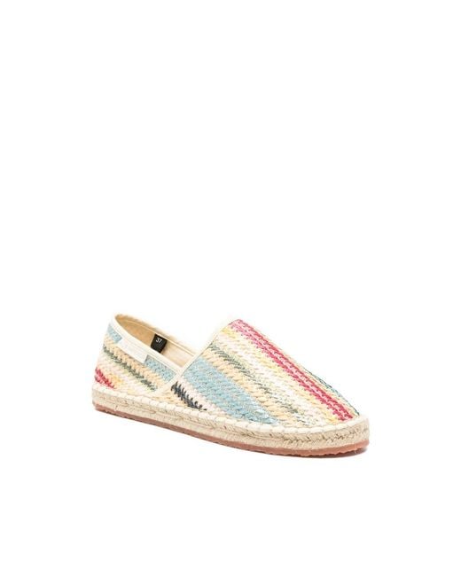 Superga Natural 3009 Striped Espadrilles