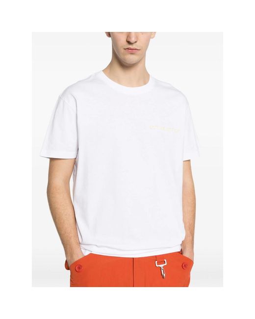 Maison Labiche White Popincourt Embroidered T-Shirt for men
