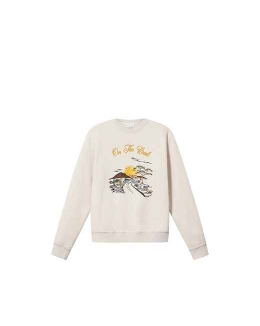 Isabel Marant White Mikoy Sweat Shirt for men