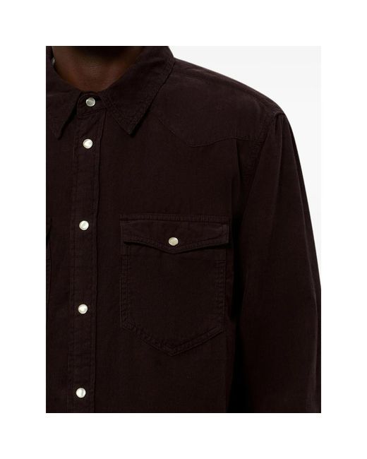Isabel Marant Black Vasco Shirt for men