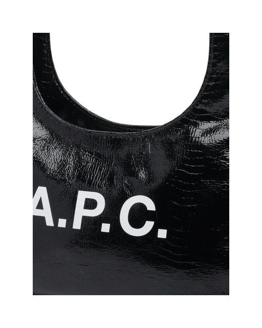 A.P.C. Black Baby Ninon Shoulder Bag