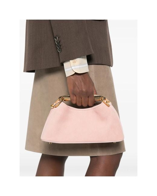 Elleme Pink Mini Boomerang Tote Bag