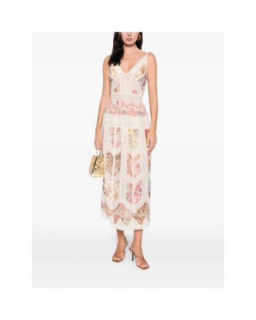 Zimmermann Pink Dresses Neutral