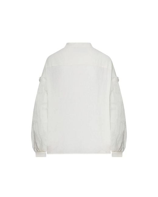 Seafarer White Lena Lace-Details Blouse