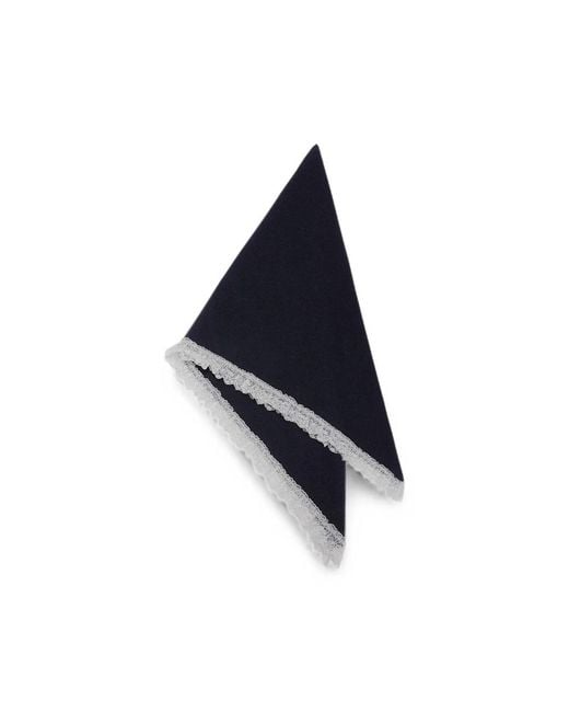 Ganni Blue Scarf