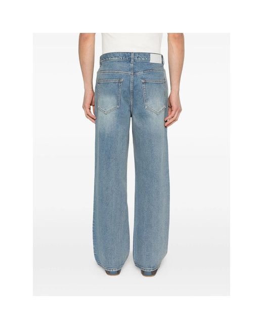 DUNST Blue Cotton Jeans for men