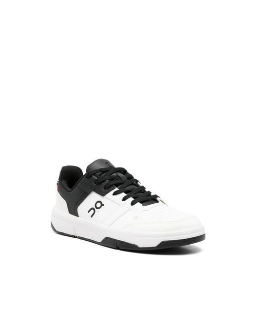 On Shoes White Perforated Sneakers