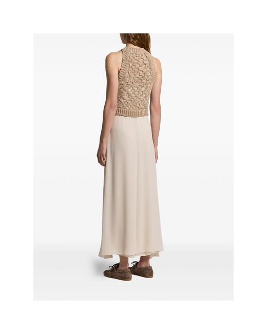 Peserico Natural Neutrals Dresses