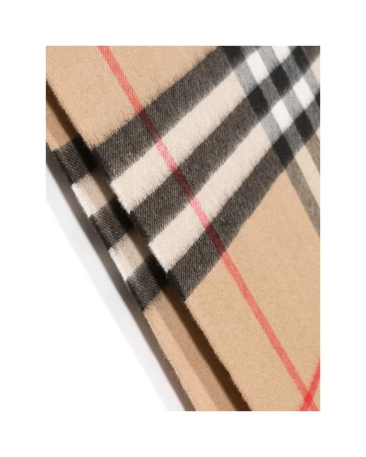 Burberry Natural Scarf Cashmere