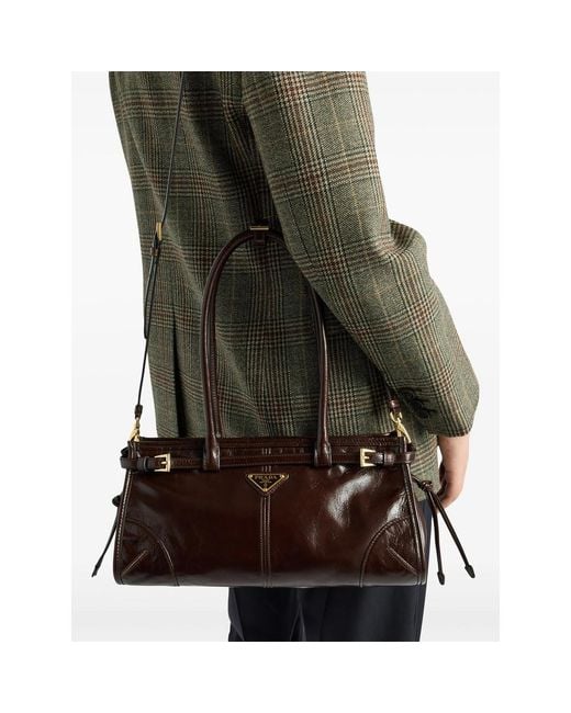 Prada Black Medium Bonnie Tote Bag