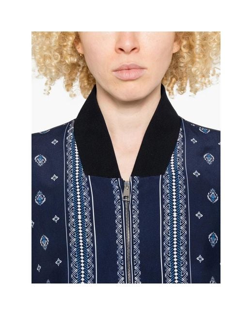 Seafarer Blue Oscar Patterned Jacket