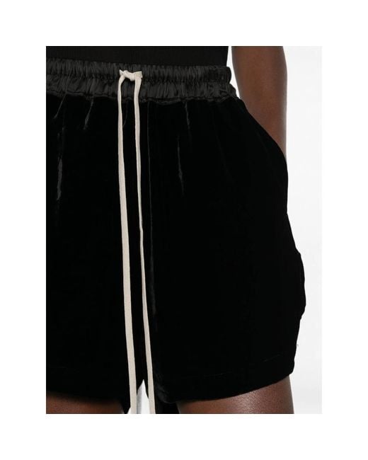 Rick Owens Black Shorts